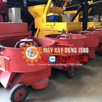 Máy trộn vữa cưỡng bức, lật nghiêng
