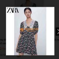 Váy hoa zara auth size XS Đã sử dụng Đồ nữ 100.000 đ