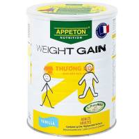 Sữa tăng cân Appeton Weight Gain hương Vani giúp tăng cân hiệu quả và khỏe mạnh (900g)