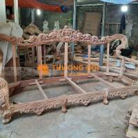 Thi công bộ sofa tân cổ điển – công trình Hà Giang