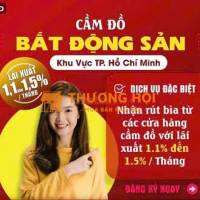 Cầm sổ đỏ tư nhân tại TP.HCM với lãi suất thấp 1,1 đến 1,5%/th