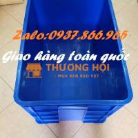 Cung cấp sỉ thùng nhựa có nắp, thùng nhựa đặc, khay nhự đựng hải sản, thùng cao 39