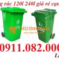 Giá rẻ thùng rác nhựa toàn quốc- chuyên cung cấp thùng rác 120l 240l 660l giá sỉ- lh 0911082000