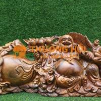 Tượng Di Lặc kéo bao tiền – Biểu tượng tài lộc