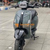 vespa xanh xi măng đèn vuông cao cấp mới 90%
