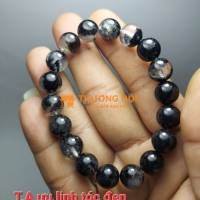 Vòng tay đá thạch anh ưu linh tóc đen tự nhiên