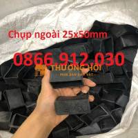 Nút bịt nhựa 25x50mm, bịt đầu sắt hộp 25x50mm