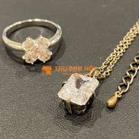 Dây chuyền và nhẫn bạc 925