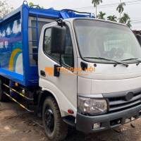 Bán xe cuốn ép rác 6 - 7 khối Hino - thùng inox