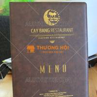 In bìa menu da tại Phan Thiết