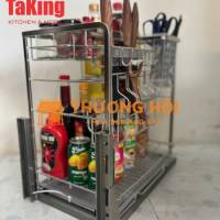 Kệ Dao Thớt Đa Nẵng TaKing, Chất Liệu Inox 304 Cao Cấp, Bền Đẹp, An Toàn Sử Dụng