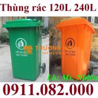 Chuyên sản xuất và phân phối thùng rác hàng chính hãng giá rẻ- Thùng rác 120,240,660- lh 0911.082.000