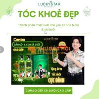 COMBO GỘI XẢ BƯỞI CAO CẤP 850ML - LUCKY STAR