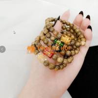 VÒNG TAY TRẦM HƯƠNG PHỐI LU TRÚ BÌNH AN 8 LY