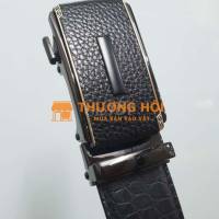 Dây lưng da mới đẹp, màu đen đeo lên rất sang