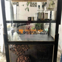 Xe Đẩy Bán Hàng Gỗ Mới Tinh thanh lý