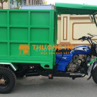Xe ba bánh chở rác VĨ TUYẾN 175cc có ben thủy lực