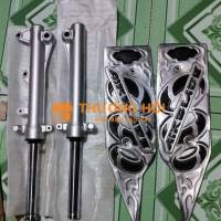 Cặp phuộc trước ab 2015 xì dầu vỏ còn mới