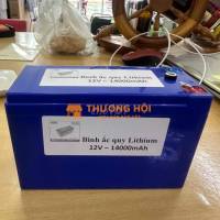 Bình acquy pin Lithium 12V - 14000mAh xã 25A