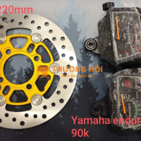 Đĩa thắng trước 220m, đồng hồ tốc độ Ya Enduro 125