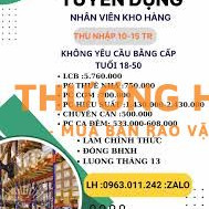 [Ca đêm] TUYỂN THỜI VỤ KHO SPX 264k-312k/ngày