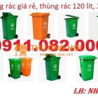 Bán thùng rác nhựa mẫu mã đẹp, chất lượng giá rẻ- thùng rác 120 lít, 240 lít, 660 lít- lh 0911082000
