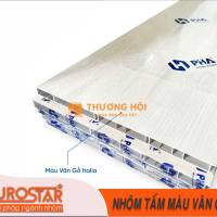 NHÔM TẤM PHA MÀU VÂN GỖ Ý