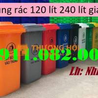Cung cấp thùng rác giá rẻ, mẫu mã đẹp, bền bỉ- thùng rác 120 lít, 240 lít, 660 lít- lh 0911.082.000