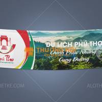 In băng rôn - banner tại Phan Thiết