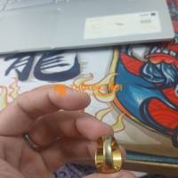 Nhẫn inox mạ vàng