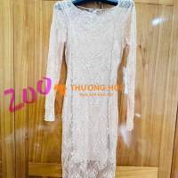 Váy liền F21 ren be tay dài