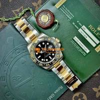 RL 116713LN GMT-MasterII Black Gold/Steel 40mm