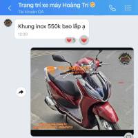 Khung Inox bảo vệ xe Lead 2025
