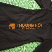 Áo măng tô nữ màu đen 2 lớp thời trang, tiện dụng