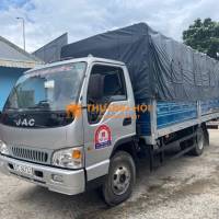 XE TẢI JAC 4,9 TẤN THÙNG MUI BẠT 5,4Met