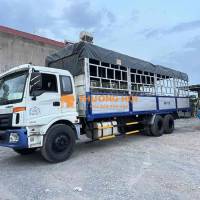 thaco auman 2014 dài 9m7 cao 4m máy lạnh đầy đủ