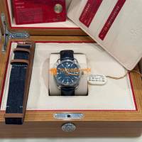 Đồng hồ Omega Seamaster Nam, dây da cá sấu