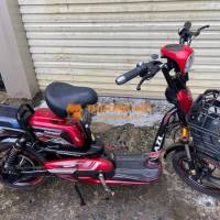 Xe đạp điện AZI màu đỏ
