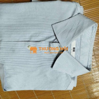 Áo kẻ xanh Uniqlo Nhật Bản size L.
