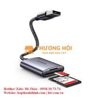 Đầu đọc thẻ SD/TF USB 3.0 Ugreen 80887 – Truyền dữ liệu siêu tốc, tiện lợi mọi lúc!