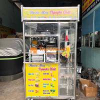 Xe đẩy inox 2 tầng bán hàng đa năng
