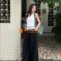 Quần linen Mì Workshop size S màu đen