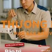 Cần tuyển bảo trì máy may. số lượng 02 người. .