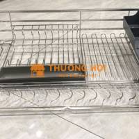 Kệ bát đĩa nan dẹt SUS 304 cao cấp, hiện đại, thẩm mỹ Eurotek