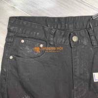 Quần Jean Jiudushe đen, ống côn, size 30