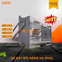 Kệ Bát Đĩa Nâng Hạ Oval Độc Đáo, Hiện Đại, Cao Cấp Eurotek