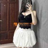Chân váy bí phồng