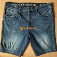 Quần short jean Blue exchange sz38 t