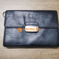 Clutch da hàng hiệu sz 23x16 cm, da chất lừ