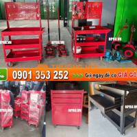 Xe đẩy đồ nghề dụng cụ 3 ngăn